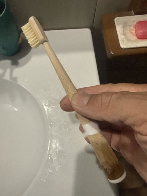 Customer photo of the natural toothbrush