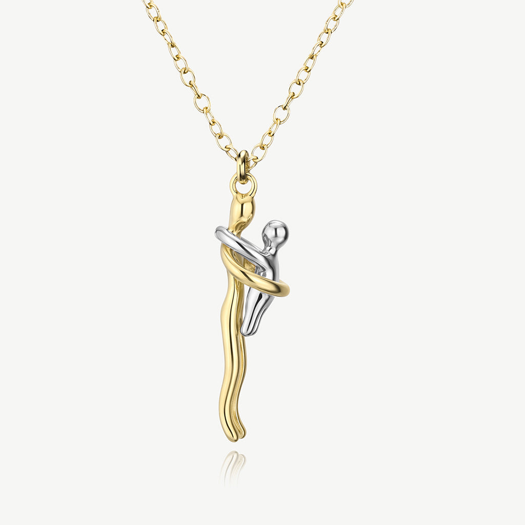 Gold and silver finish