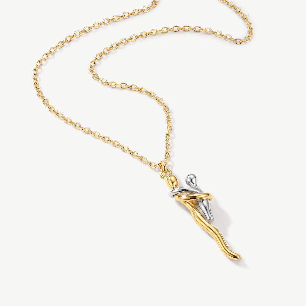 Hug Necklace on chain