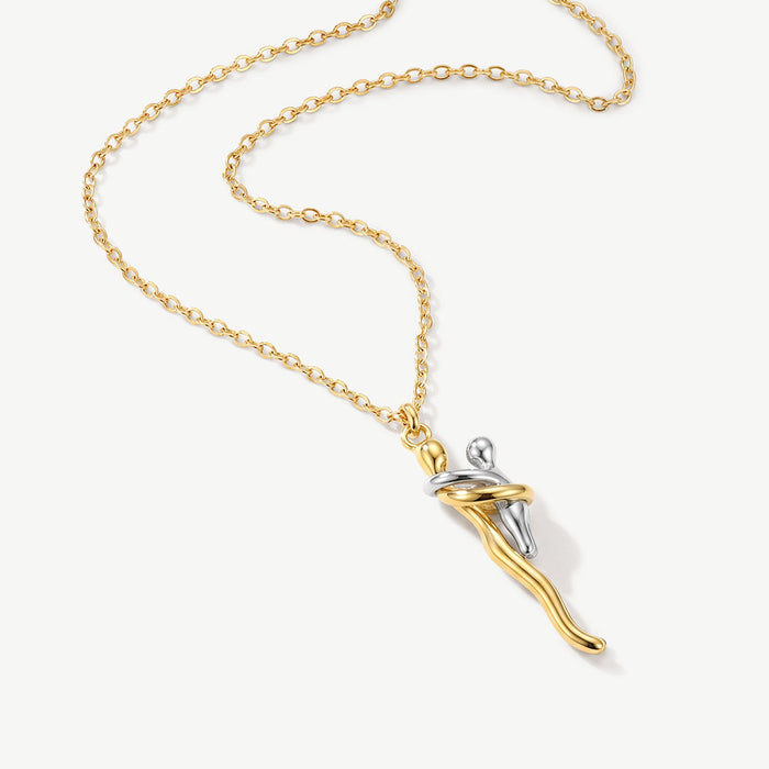 Hug Necklace on chain