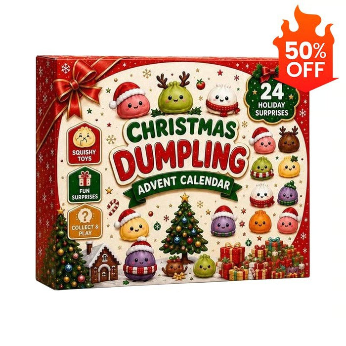 Christmas Dumpling Squishy Advent Calendar – 24 Surprise Toys