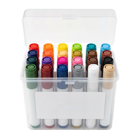 24 fabric markers included