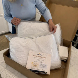 Customer photo — Kovalya ergonomic pillow for kids