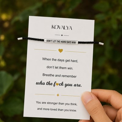 Don't Let The Hard Days Win Bracelet